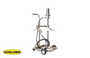 Солидолонагнетатель пневматический с тележкой для бочек 20/30 кг