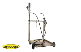 Маслонагнетатель пневматический 3:1 с тележкой для бочек 180/220 кг